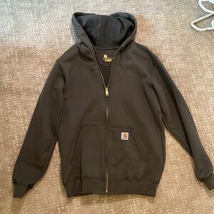 Green Oversized Carhartt Zip Up